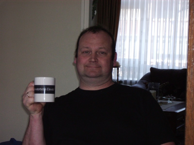  Hans van Lunsen and his new mug! 